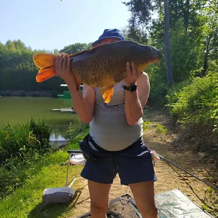 Le Bateau Sur Prive De 2 Hectares Poissonneux Au Milieu Des Bois * Florennes